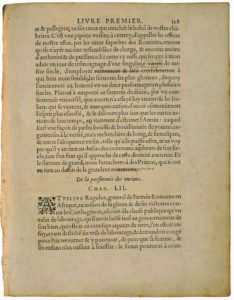 De la Parsimonie des Anciens de Michel de Montaigne - Essais - Livre 1 Chapitre 52 - Édition de Bordeaux - 001