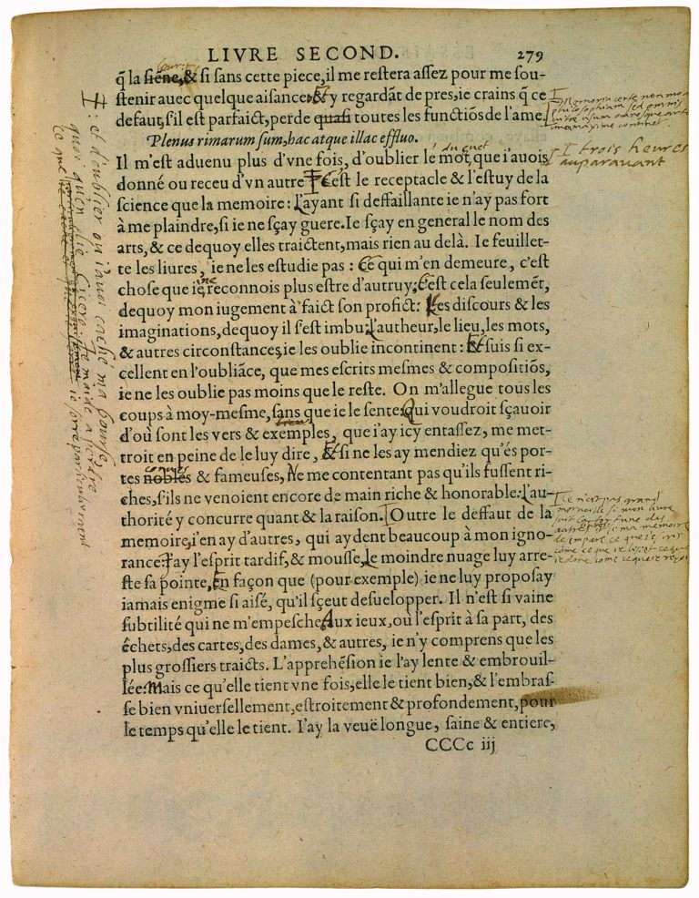 De la Præsumption de Michel de Montaigne - Essais - Livre 2 Chapitre 17 - Édition de Bordeaux - 019