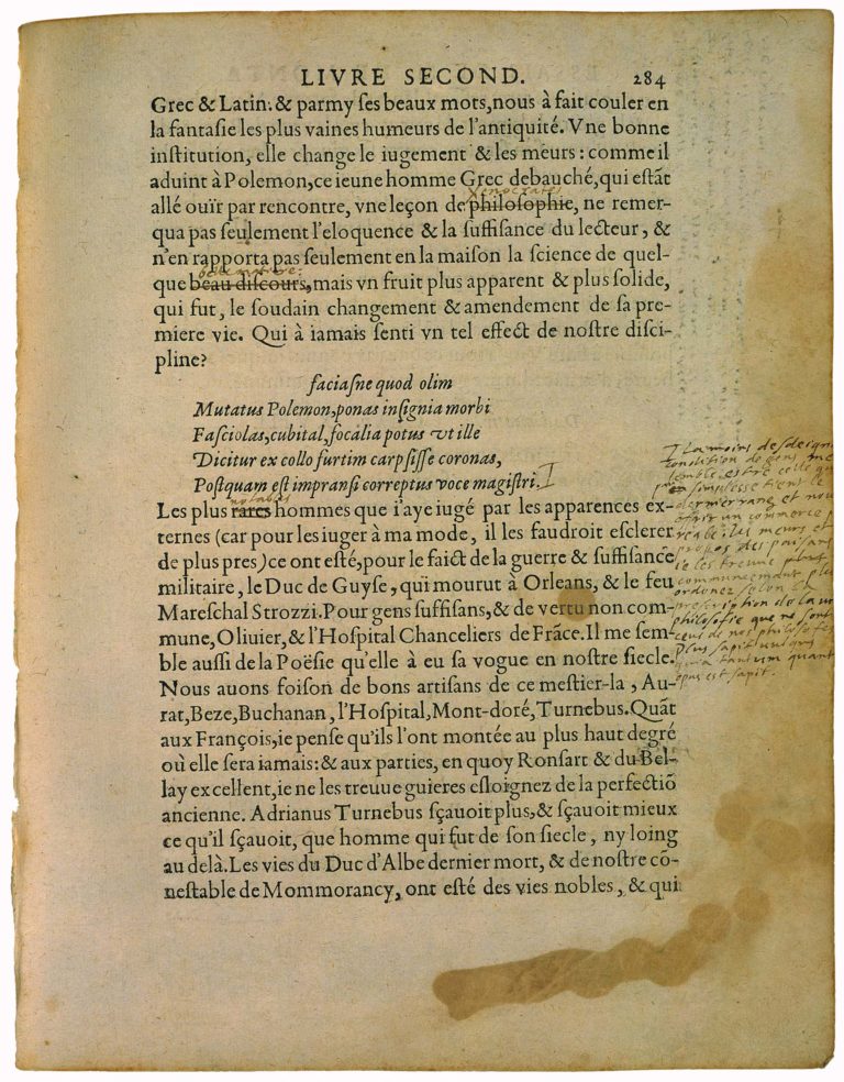 De la Præsumption de Michel de Montaigne - Essais - Livre 2 Chapitre 17 - Édition de Bordeaux - 029