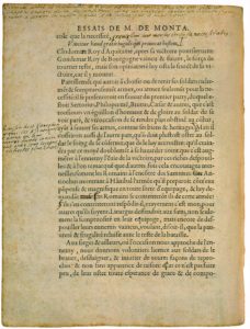De l’Incertitude de Nostre Jugement de Michel de Montaigne - Essais - Livre 1 Chapitre 47 - Édition de Bordeaux - 003