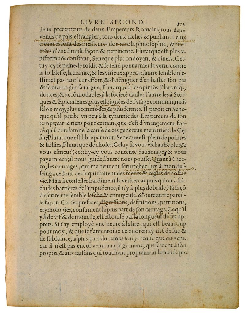 Des Livres de Michel de Montaigne - Essais - Livre 2 Chapitre 10 - Édition de Bordeaux - 008