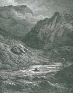 Les Deux Aventuriers et Le Talisman de Jean de La Fontaine dans Les Fables - Illustration de Gustave Doré - 1876