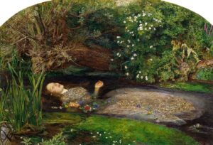 Melancholia de Victor Hugo dans Les Contemplations - Peinture de John Everett Millais - Ophélie - 1851