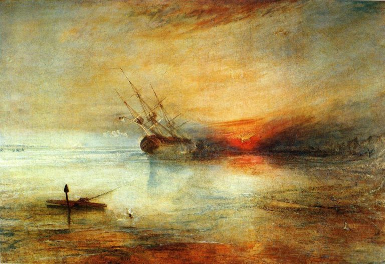 À Qui Donc Sommes-nous... de Victor Hugo dans Les Contemplations - Peinture de Joseph Mallord William Turner - Fort Vimieux - 1831