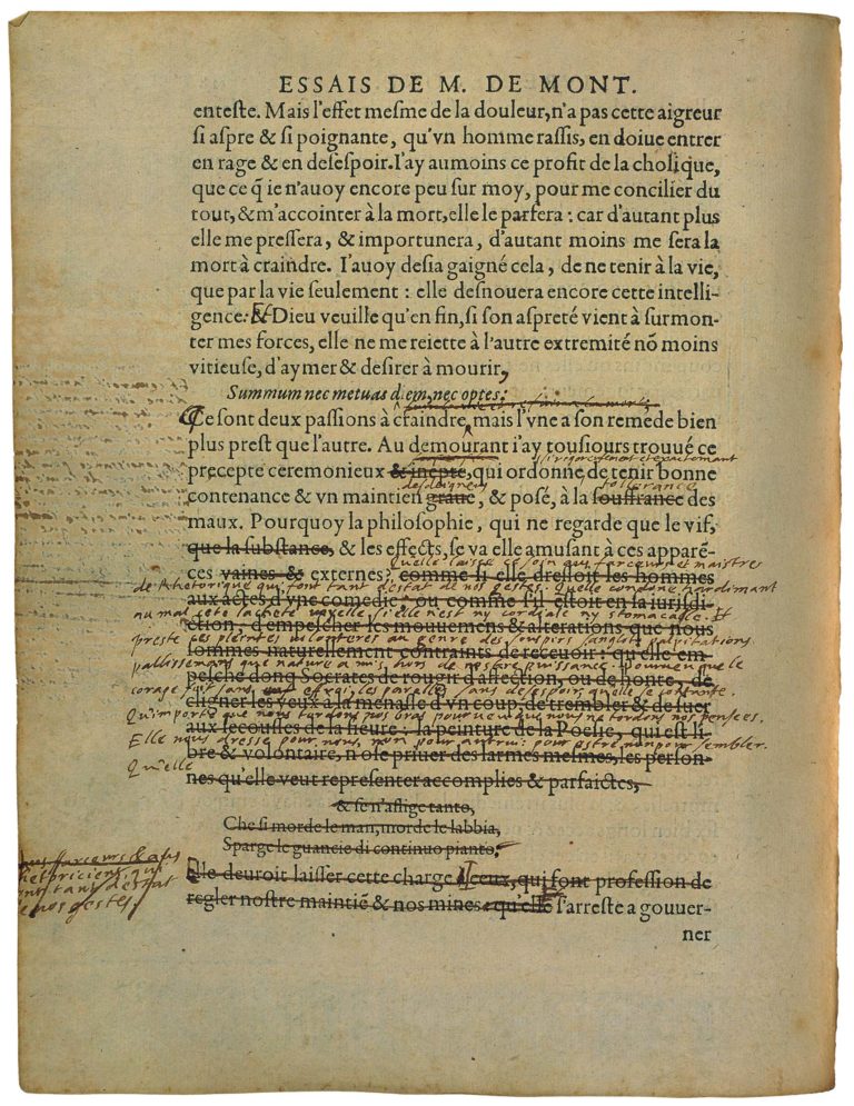 De La Ressemblance Des Enfans Aux Peres de Michel de Montaigne - Essais - Livre 2 Chapitre 37 - Édition de Bordeaux - 003