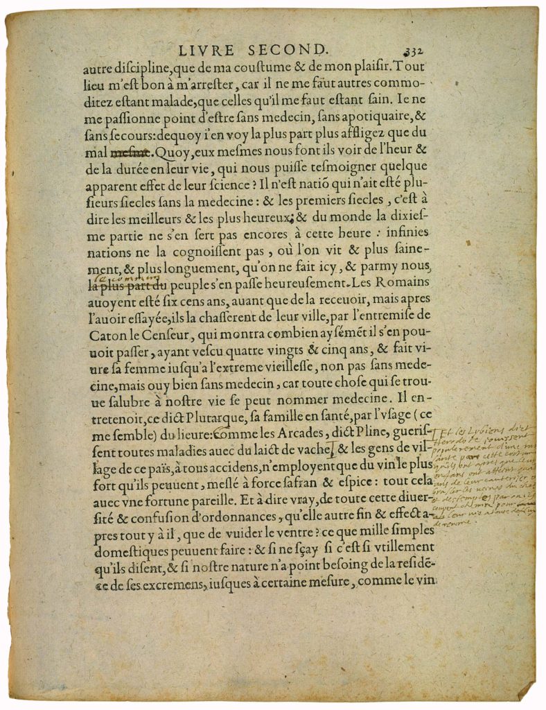 De La Ressemblance Des Enfans Aux Peres de Michel de Montaigne - Essais - Livre 2 Chapitre 37 - Édition de Bordeaux - 010