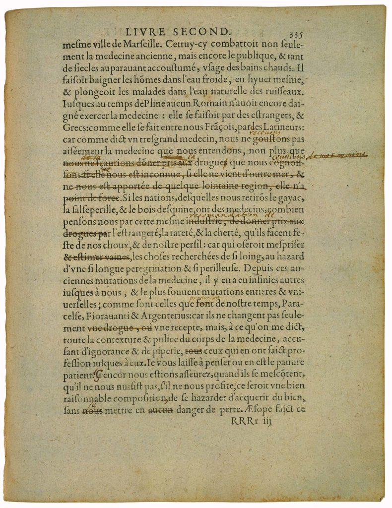 De La Ressemblance Des Enfans Aux Peres de Michel de Montaigne - Essais - Livre 2 Chapitre 37 - Édition de Bordeaux - 016