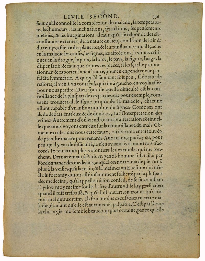 De La Ressemblance Des Enfans Aux Peres de Michel de Montaigne - Essais - Livre 2 Chapitre 37 - Édition de Bordeaux - 018