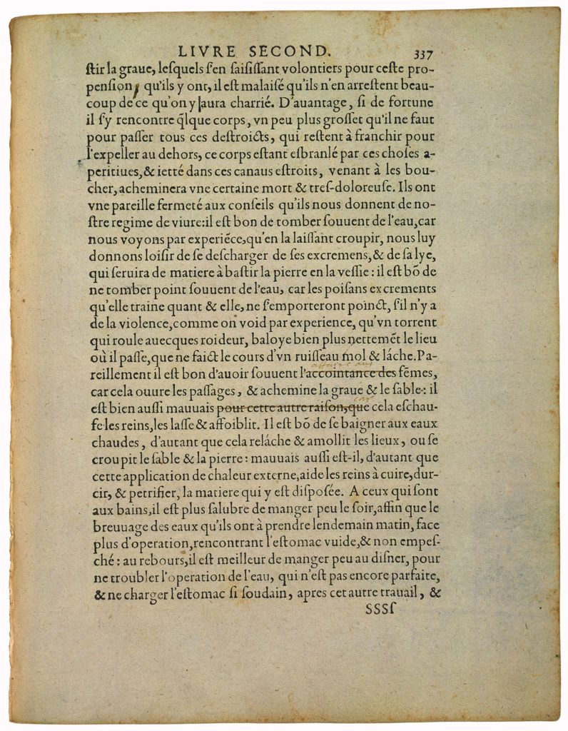 De La Ressemblance Des Enfans Aux Peres de Michel de Montaigne - Essais - Livre 2 Chapitre 37 - Édition de Bordeaux - 020