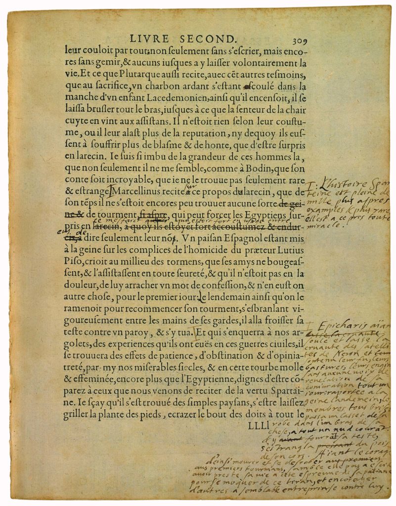 Defence De Seneque et De Plutarque de Michel de Montaigne - Essais - Livre 2 Chapitre 32 - Édition de Bordeaux - 004