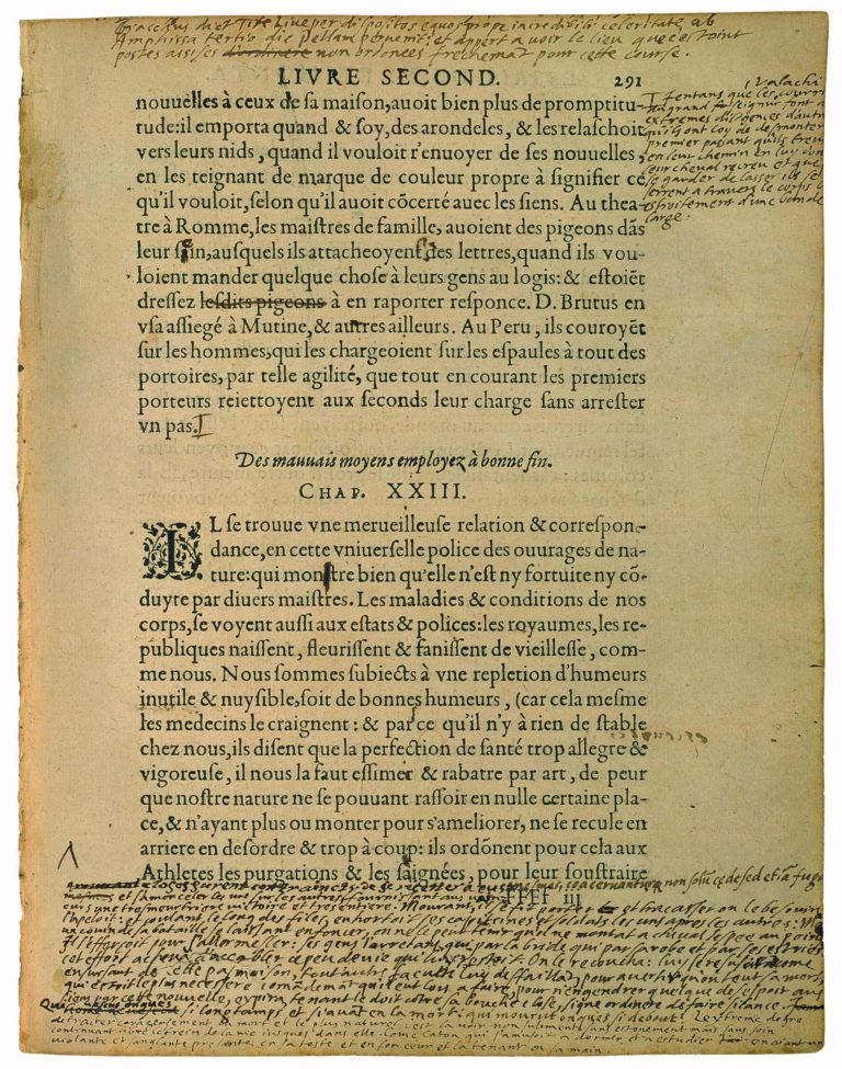 Des Mauvais Moyens Employés à Bonne Fin de Michel de Montaigne - Essais - Livre 2 Chapitre 23 - Édition de Bordeaux - 001