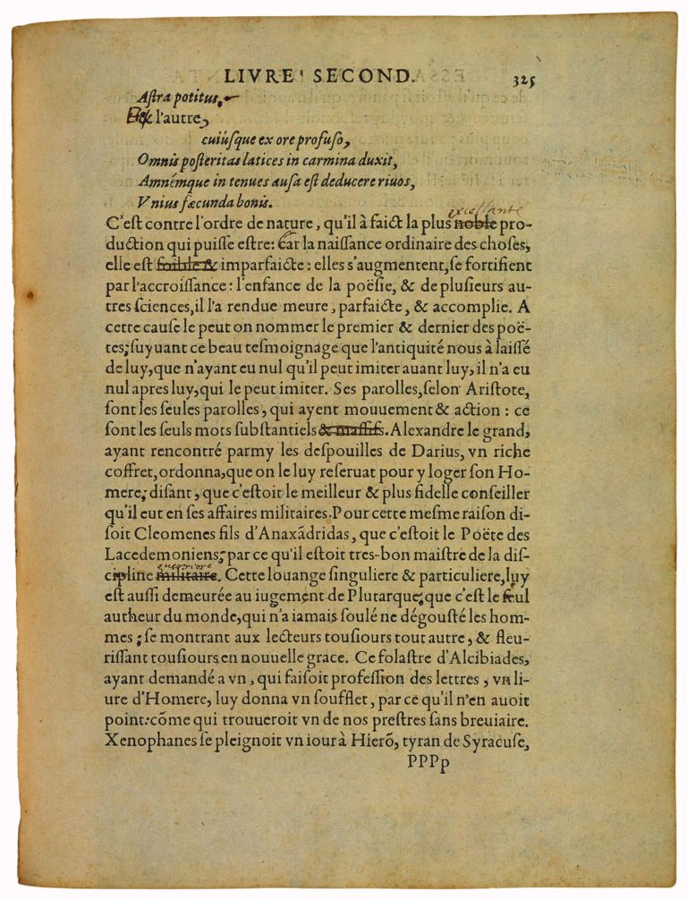 Des Plus Excellens Hommes de Michel de Montaigne - Essais - Livre 2 Chapitre 36 - Édition de Bordeaux - 003