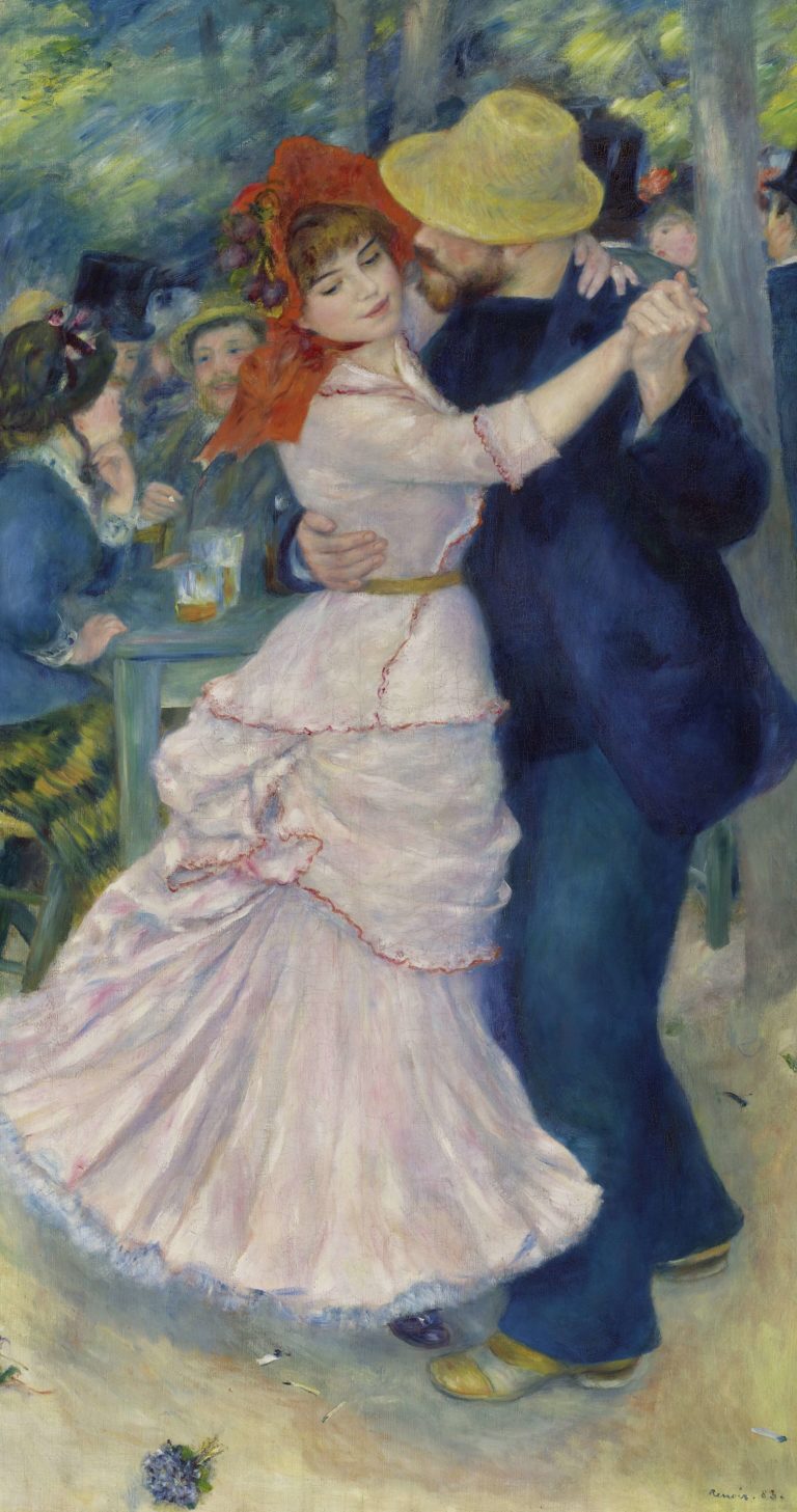 Joies du Soir de Victor Hugo dans Les Contemplations - Peinture de Pierre-Auguste Renoir - Danse à Bougival - 1883