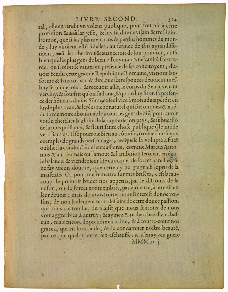 L’Histoire De Spurina de Michel de Montaigne - Essais - Livre 2 Chapitre 33 - Édition de Bordeaux - 007