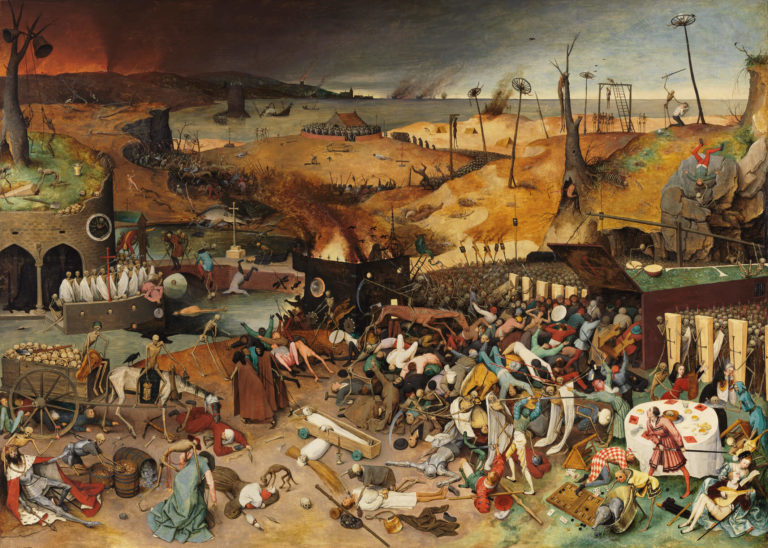 Mors de Victor Hugo dans Les Contemplations - Peinture de Pieter Brueghel l'Ancien - Le triomphe de la mort - 1562