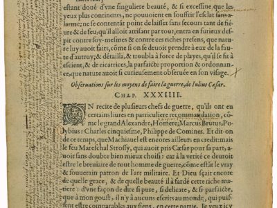 Observations Sur Les Moyens De Faire La Guerre de Julius Cæsar