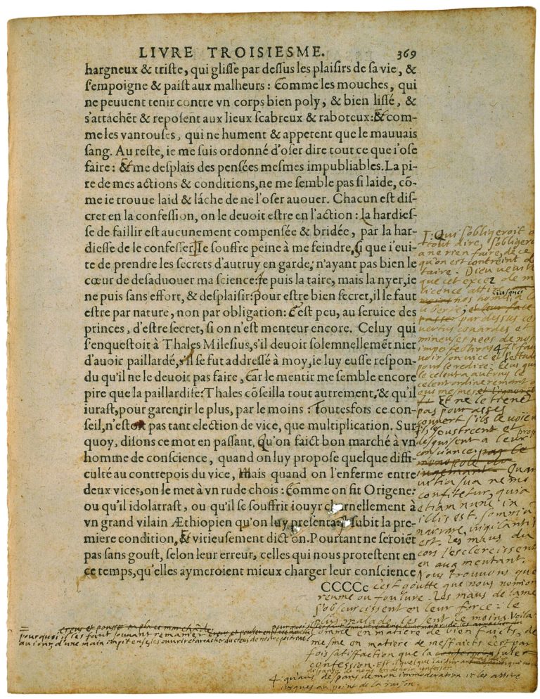 Sur Des Vers De Virgile de Michel de Montaigne - Essais - Livre 3 Chapitre 5 - Édition de Bordeaux - 005