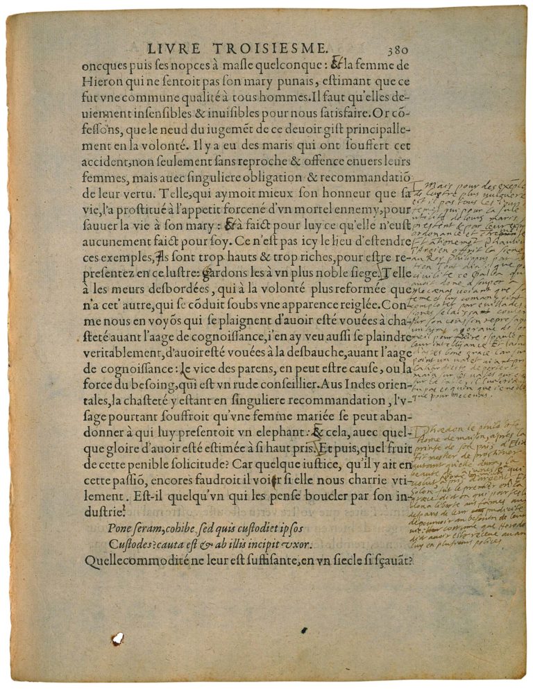 Sur Des Vers De Virgile de Michel de Montaigne - Essais - Livre 3 Chapitre 5 - Édition de Bordeaux - 027