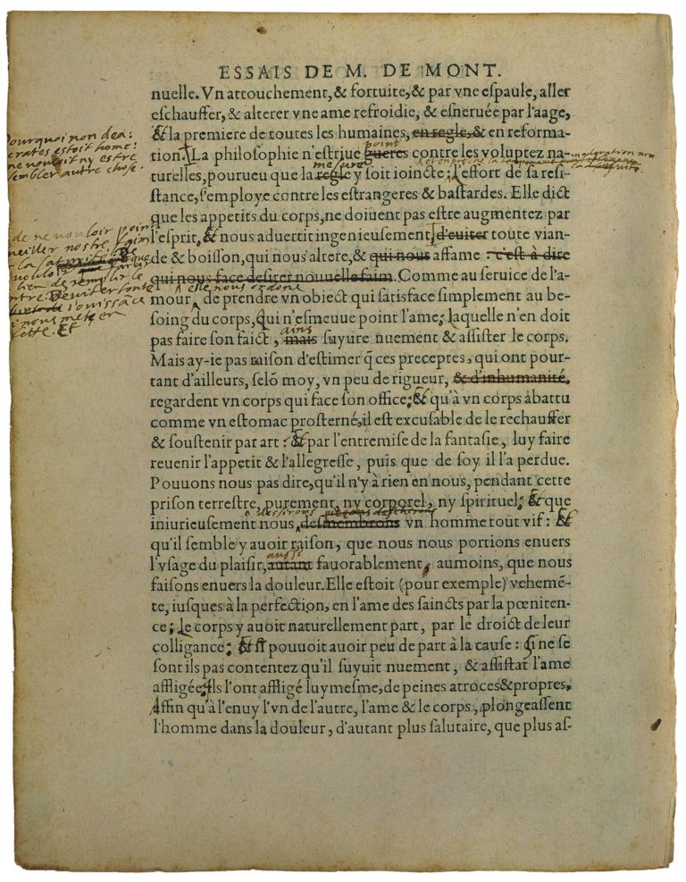 Sur Des Vers De Virgile de Michel de Montaigne - Essais - Livre 3 Chapitre 5 - Édition de Bordeaux - 049