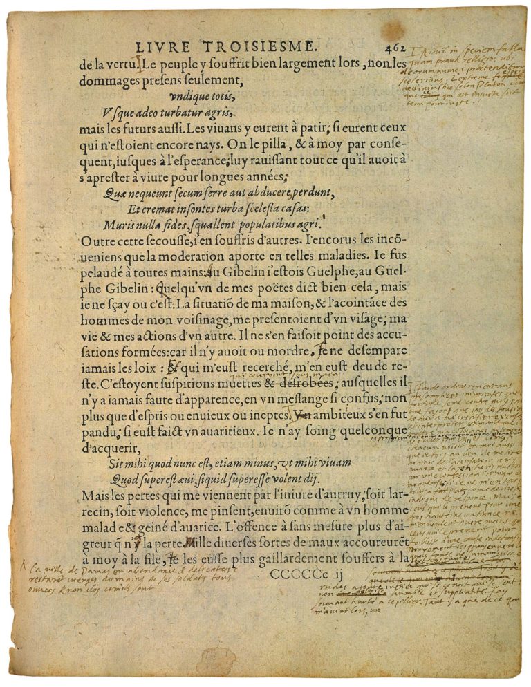 De La Phisionomie de Michel de Montaigne - Essais - Livre 3 Chapitre 12 - Édition de Bordeaux - 007