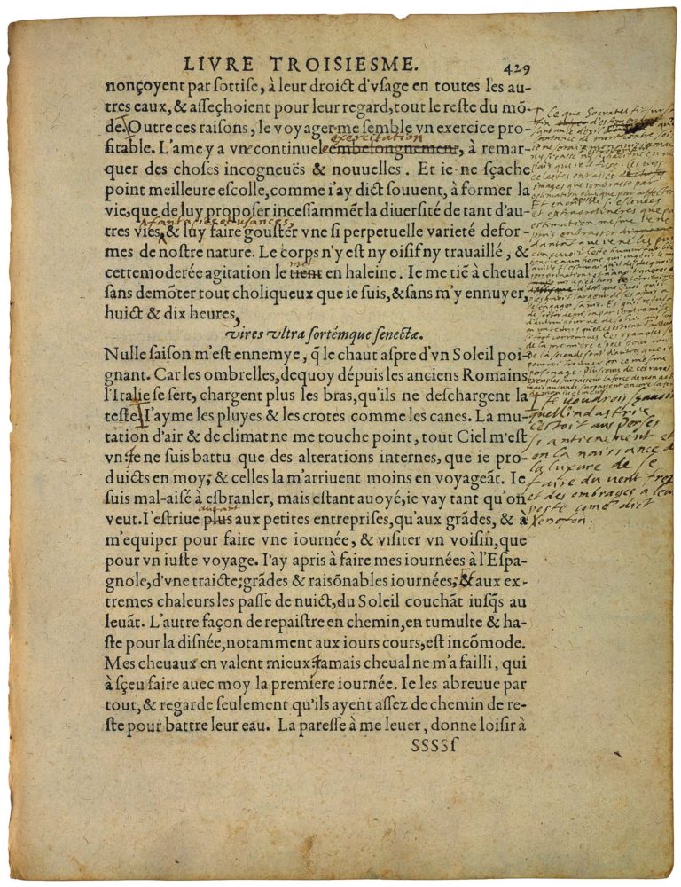 De La Vanité de Michel de Montaigne - Essais - Livre 3 Chapitre 9 - Édition de Bordeaux - 027