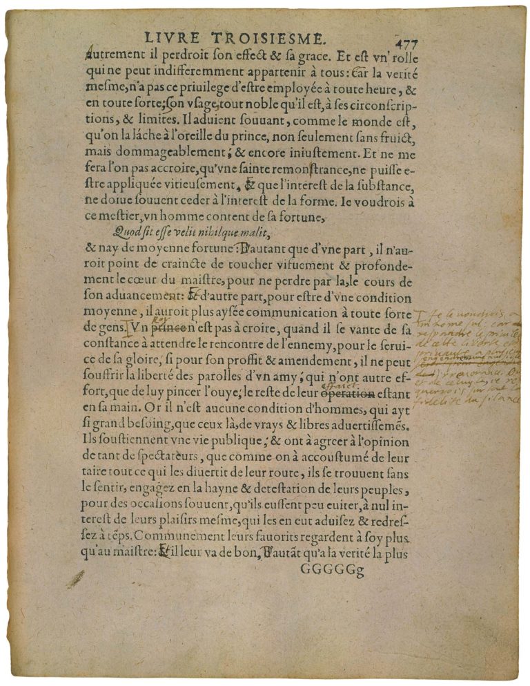 De l’Experience de Michel de Montaigne - Essais - Livre 3 Chapitre 13 - Édition de Bordeaux - 015