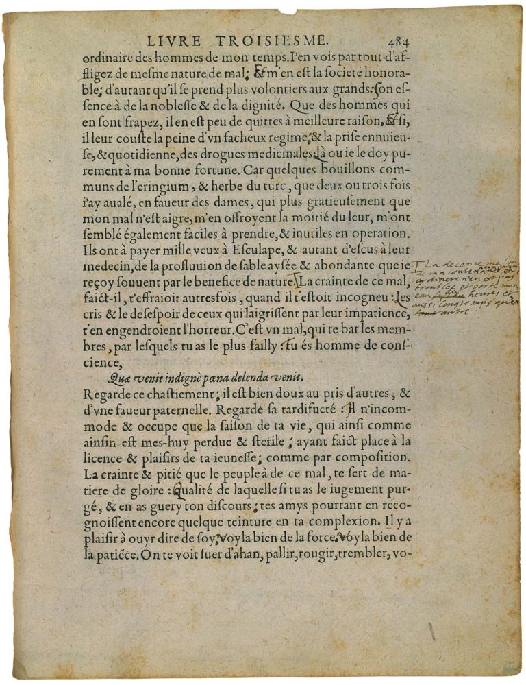 De l’Experience de Michel de Montaigne - Essais - Livre 3 Chapitre 13 - Édition de Bordeaux - 029