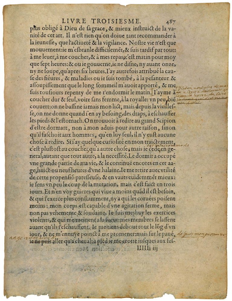 De l’Experience de Michel de Montaigne - Essais - Livre 3 Chapitre 13 - Édition de Bordeaux - 035