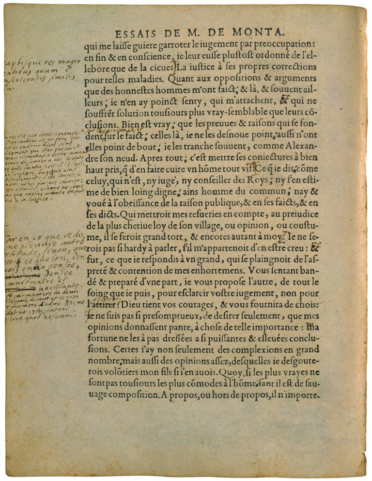 Des Boyteux de Michel de Montaigne - Essais - Livre 3 Chapitre 11 - Édition de Bordeaux - 009