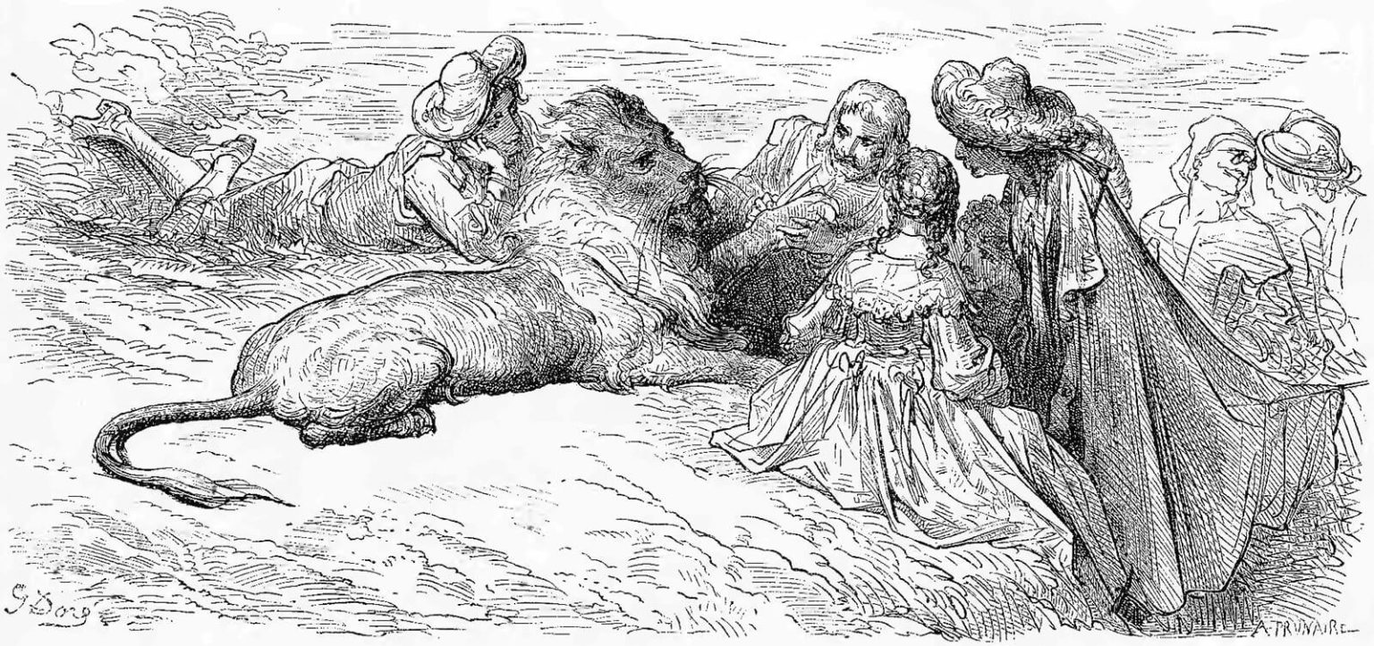 Le Lion Amoureux - Fable de Jean de La Fontaine - Fables de La Fontaine