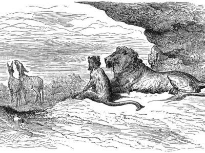 Le Lion, Le Singe et Les Deux Ânes