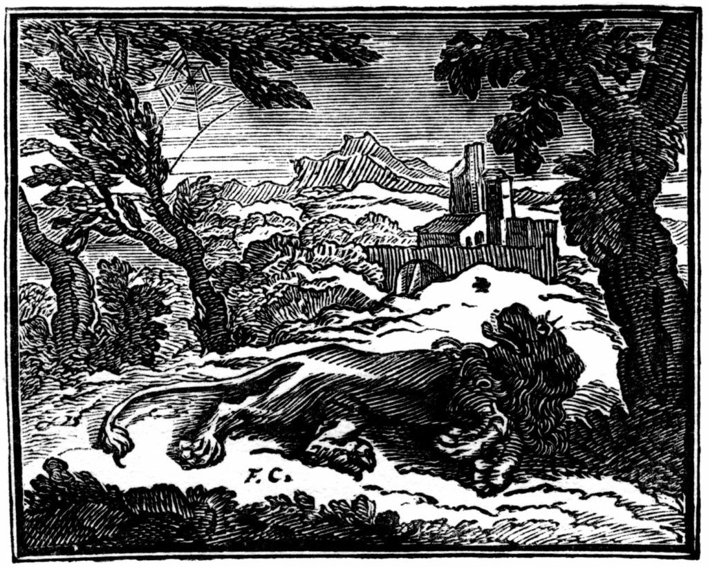 Le Lion et Le Moucheron - Fable de Jean de La Fontaine - Fables de La