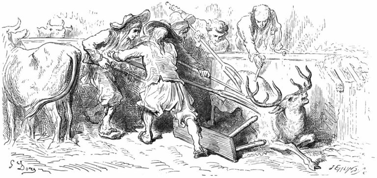 L'Œil Du Maître de Jean de La Fontaine dans Les Fables - Illustration de Gustave Doré - 1876