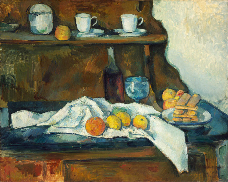 Le Buffet de Arthur Rimbaud dans Poésies Complètes - Peinture de Paul Cézanne - Le buffet - 1877