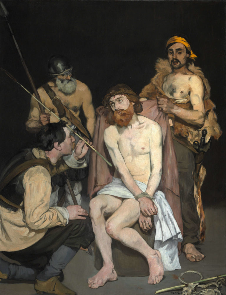 Le Cœur Volé de Arthur Rimbaud dans Poésies Complètes - Peinture de Édouard Manet - Jésus insulté par les soldats - 1865