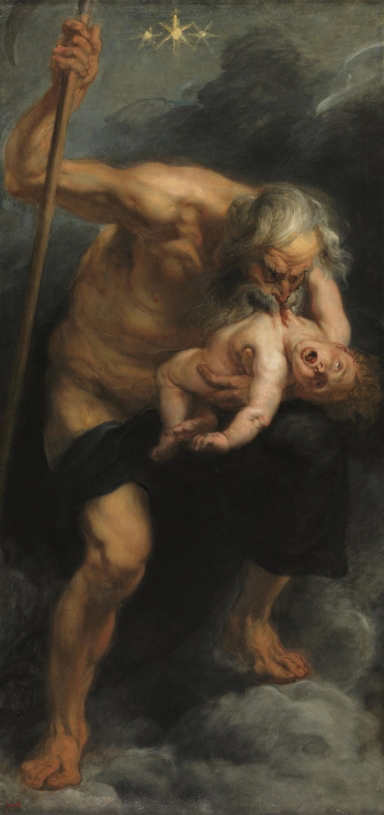 Les Sages d’Autrefois, Qui Valaient Bien Ceux-ci de Paul Verlaine dans Poèmes Saturniens - Peinture de Peter Paul Rubens - Saturne - 1638