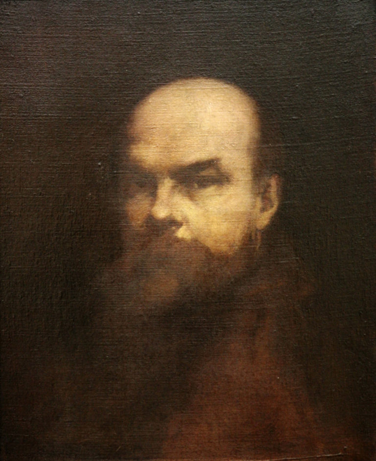 Paul Verlaine - Peinture de Edouard Chantalat - Portrait de Paul Verlaine - 1898