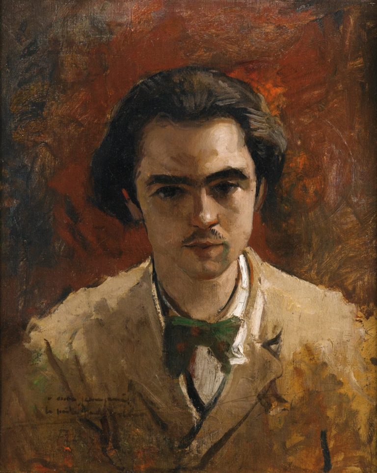 Paul Verlaine - Peinture de Frédéric Bazille - Portrait de Verlaine - 1867