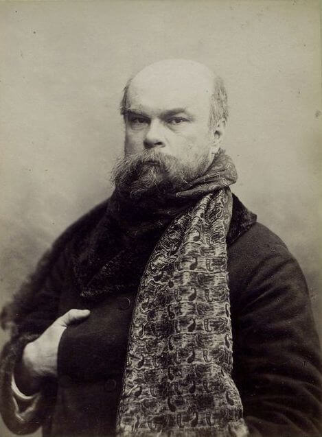 Paul Verlaine - Photographie par Otto Wegener - Portrait de Paul Verlaine - 1893