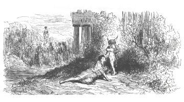 Philémon et Baucis de Jean de La Fontaine dans Les Fables - Illustration de Gustave Doré - 1876
