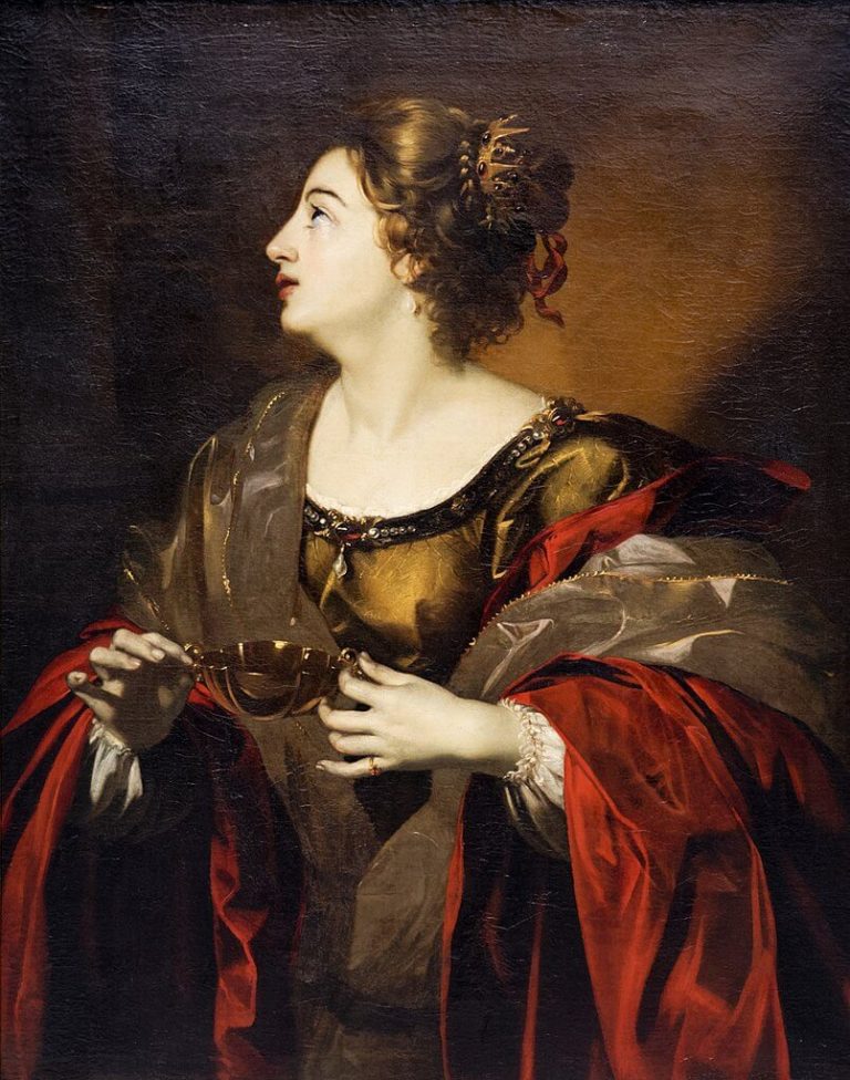 Poison Perdu de Arthur Rimbaud dans Poésies Complètes - Peinture de Nicolas Régnier - Sophonisbe - 1655