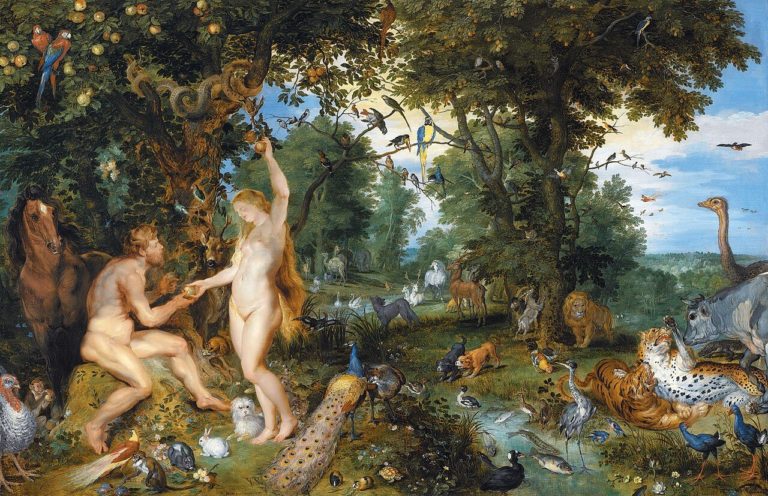 Being Beauteous de Arthur Rimbaud dans Les Illuminations - Peinture de Pierre Paul Rubens et Jan Brueghel l'Ancien - Le jardin d'Eden et la chute de l'homme - 1615