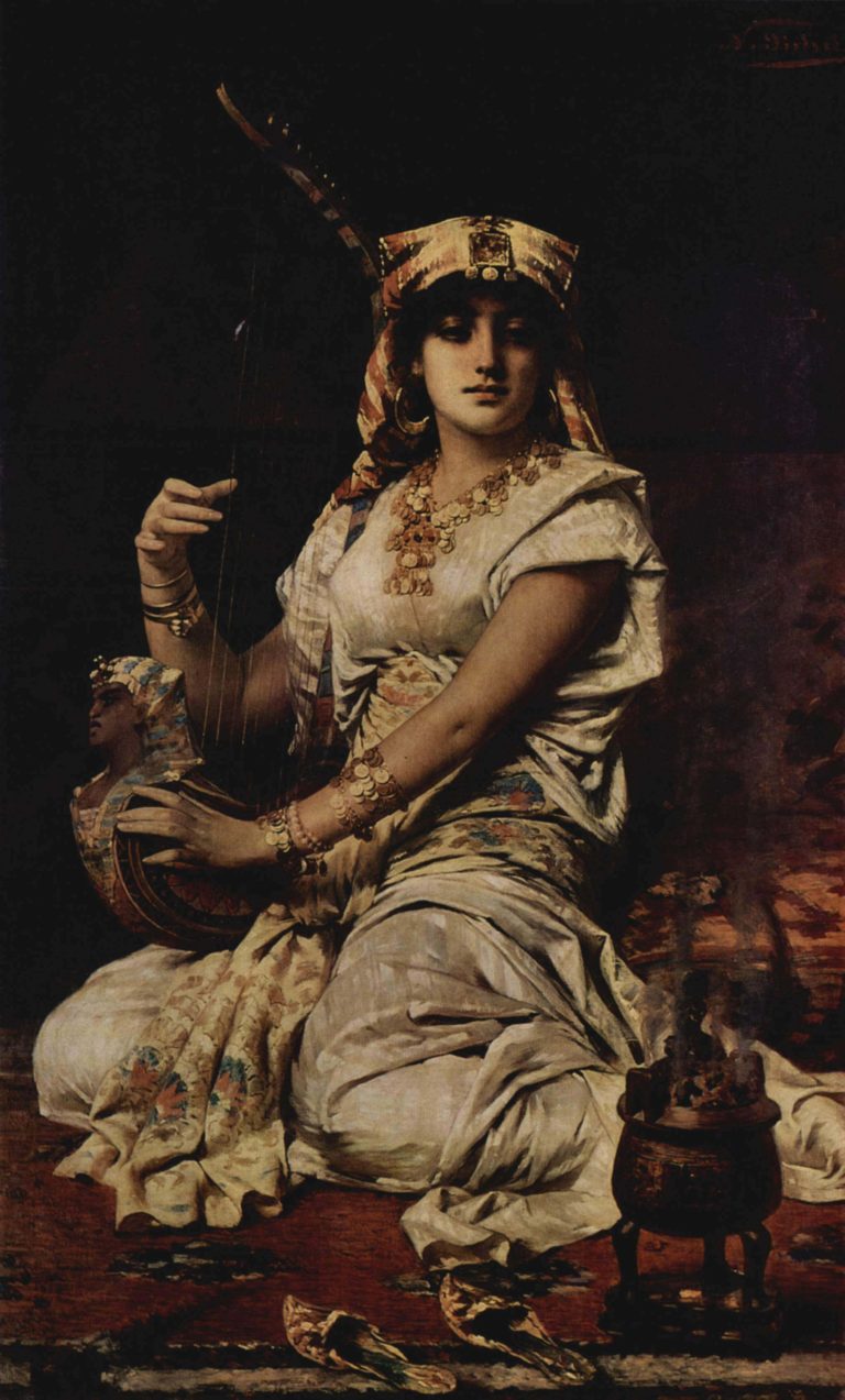 Est-elle Aimée... de Arthur Rimbaud dans Poésies Complètes - Peinture de Nathaniel Sichel - Almée - 1905