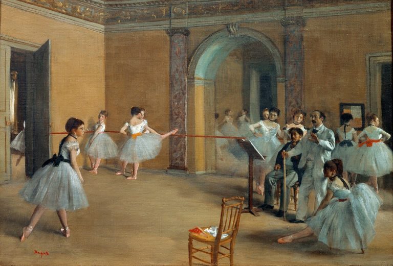 Fairy de Arthur Rimbaud dans Poésies Complètes - Peinture de Edgar Degas - Foyer de danse à l'Opéra de la rue Le Peletier - 1872