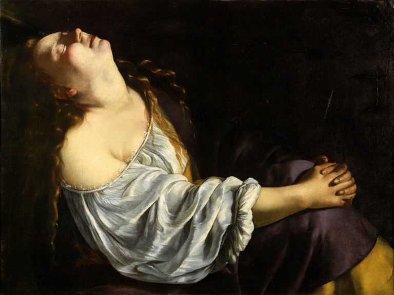 Génie de Arthur Rimbaud dans Poésies Complètes - Peinture de Artimesia Gentileschi - Marie Madeleine en extase - 1620