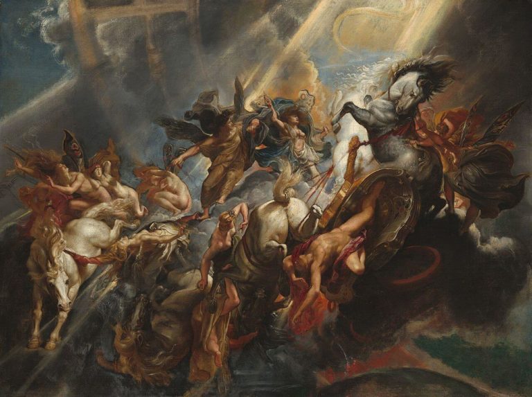 Parade de Arthur Rimbaud dans Les Illuminations - Peinture de Pierre Paul Rubens - La chute de Phaéton - 1605