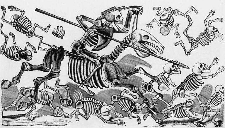 Soldes de Arthur Rimbaud dans Poésies Complètes - Dessin de José Guadalupe Posada - Don Quixote - 1913