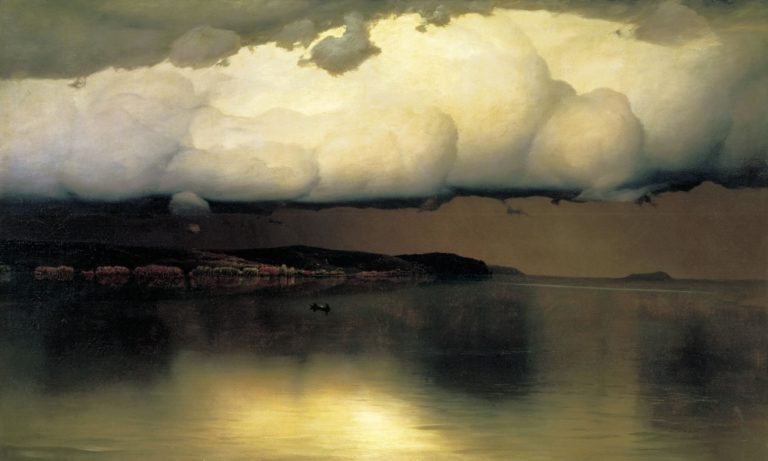 Angoisse de Arthur Rimbaud dans Les Illuminations - Peinture de Nikolay Nikanorovich Dubovskoy - Silence - 1890