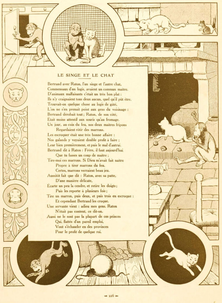 Le Singe et Le Chat Fable de Jean de La Fontaine Speakerty Le Singe et Le Chat Fable de Jean de La Fontaine Speakerty