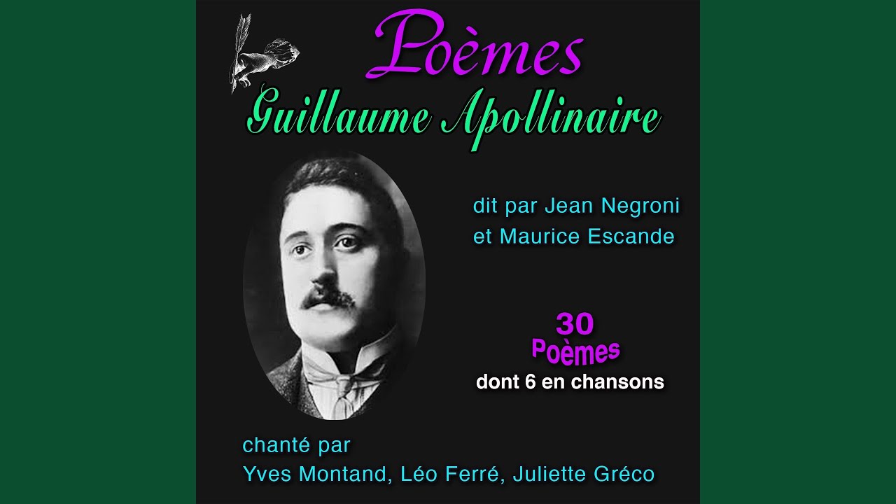 Automne Malade Poème de Guillaume Apollinaire Alcools